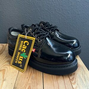 Cactus workwear low top platform boots